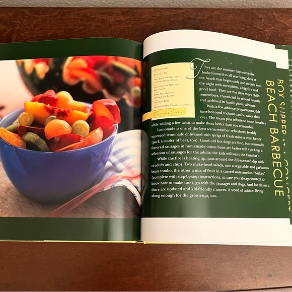 Bon Appetit : Outdoor Entertaining Hardcover w/ Sleeve Cookbook. - Picture 10 of 14